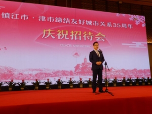 写真：鎮江市主催 歓迎夕食会