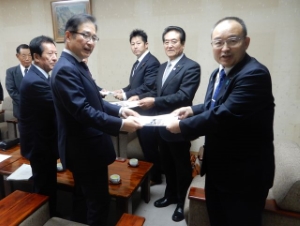 写真：相川水系治水事業促進期成同盟会 要望活動2