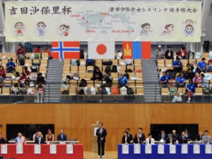 写真：津市少年少女レスリング選手権大会2