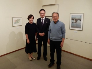写真:水谷和史水彩画展