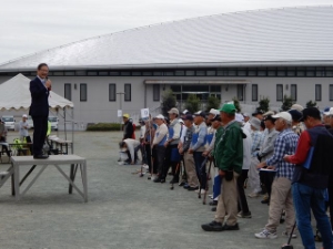 写真：安芸老人クラブ連合会第11回グラウンドゴルフ大会