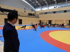 写真：カナダレスリングチーム 東京オリンピック1年前キャンプ