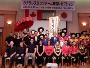 写真：カナダレスリングチーム歓迎レセプション2