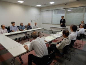 写真：津駅前北部土地区画整理審議会委員委嘱式2