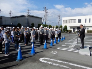 写真：東邦ガス三重支社「防災（避難）訓練」