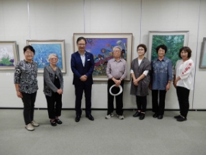 写真:僲雅会 日本画展