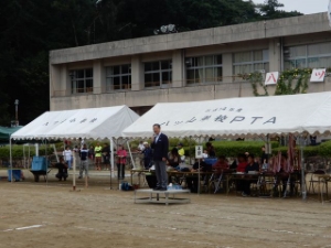写真：八ツ山小学校・地区民合同運動会