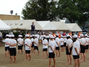 写真：安濃地域の小学校運動会1