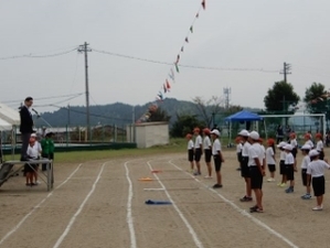 写真：安濃地域の小学校運動会2