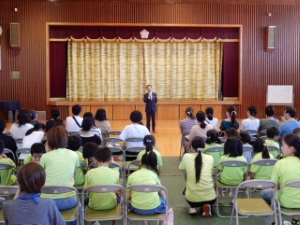 写真：放課後児童クラブわかば会保育室お披露目会