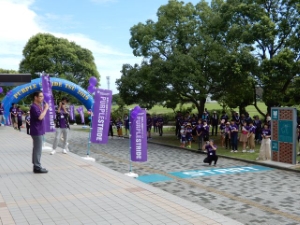 写真：パープルリボンウォーク＆セミナー2019in津1