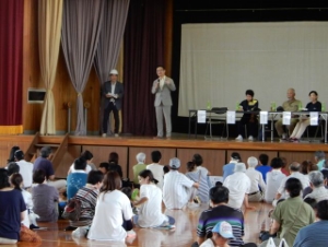 写真：豊が丘地区自主防災避難訓練