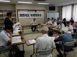 写真：津西地区地域懇談会