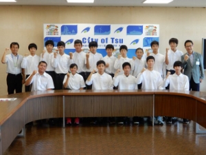 写真：全国中学校体育大会出場選手