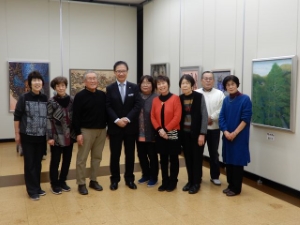 写真：第23回津いずみ会日本画展