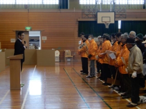 写真：大里地区防災訓練