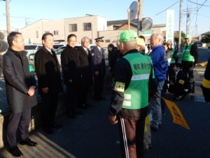 写真：防犯ボランティアの視察2