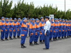 写真：消防団夏期訓練3