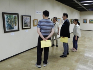 写真：津市民文化祭 美術部門「洋画展」