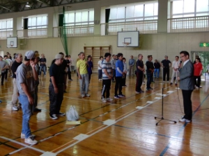 写真：櫛形地区フロアカーリング大会1