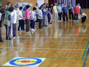 写真：櫛形地区フロアカーリング大会2