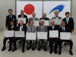 写真：津市自治会長表彰式2