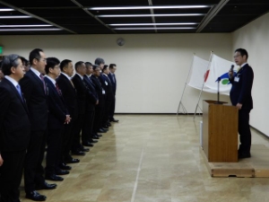 写真：市長訓示