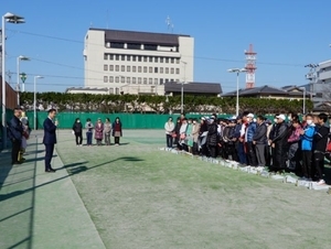 写真：新春オープンテニス大会