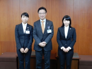 写真：JICA青年海外協力隊 来訪