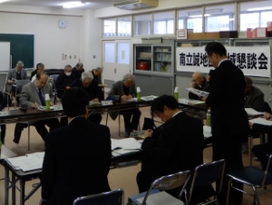 写真：南立誠地区地域懇談会