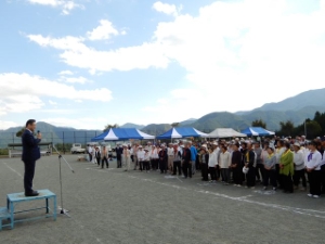 写真:美杉敬老運動会