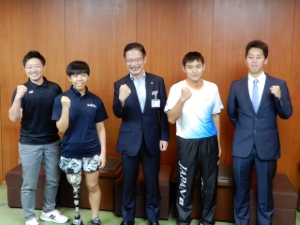 写真:インドネシア2018アジアパラ競技大会出場選手