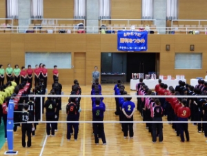 写真:バレーボール大会