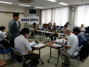 写真:津西地区地域懇談会