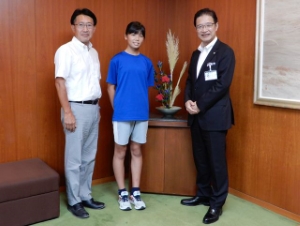 写真：陸上交流大会