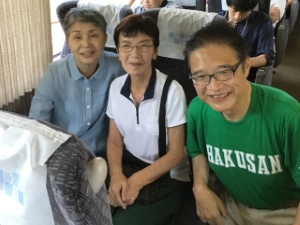 写真：白山高校観戦1