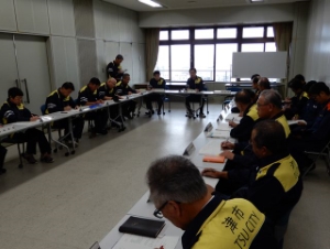 写真：災害対策本部会議1