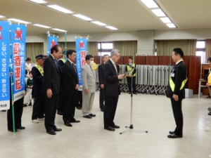 写真:平成30年春の全国交通安全運動に伴う出発式2