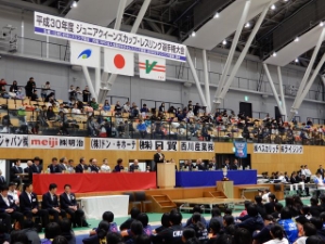 写真:平成30年度ジュニアクイーンズカップ・レスリング選手権大会1