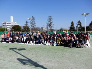 写真:新春オープンテニス大会