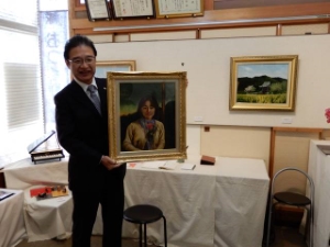 写真:飯田浩二さん油彩画個展