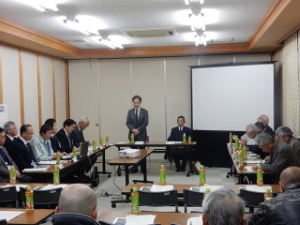 写真:津市新最終処分場建設に伴う周辺整備に係る説明会