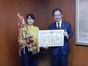 写真：全国尾鷲節コンクール 優勝報告