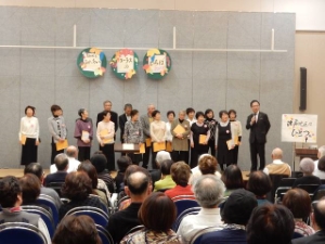 写真：津西地区ふれあいコーラスの広場