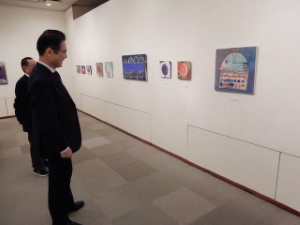 写真：天花寺又一郎さん小品展