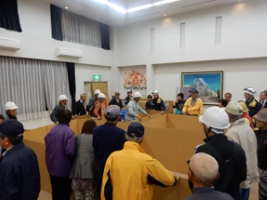 写真：夜間避難訓練2