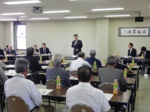 写真：中勢用水土地改良区第1回理事会