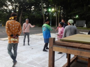 写真：美杉手筒花火