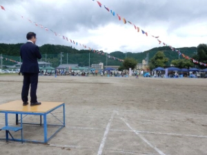 写真：榊原小学校運動会・第32回地区民体育祭
