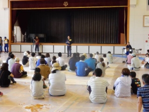 写真:弾道ミサイルを想定した住民避難訓練2